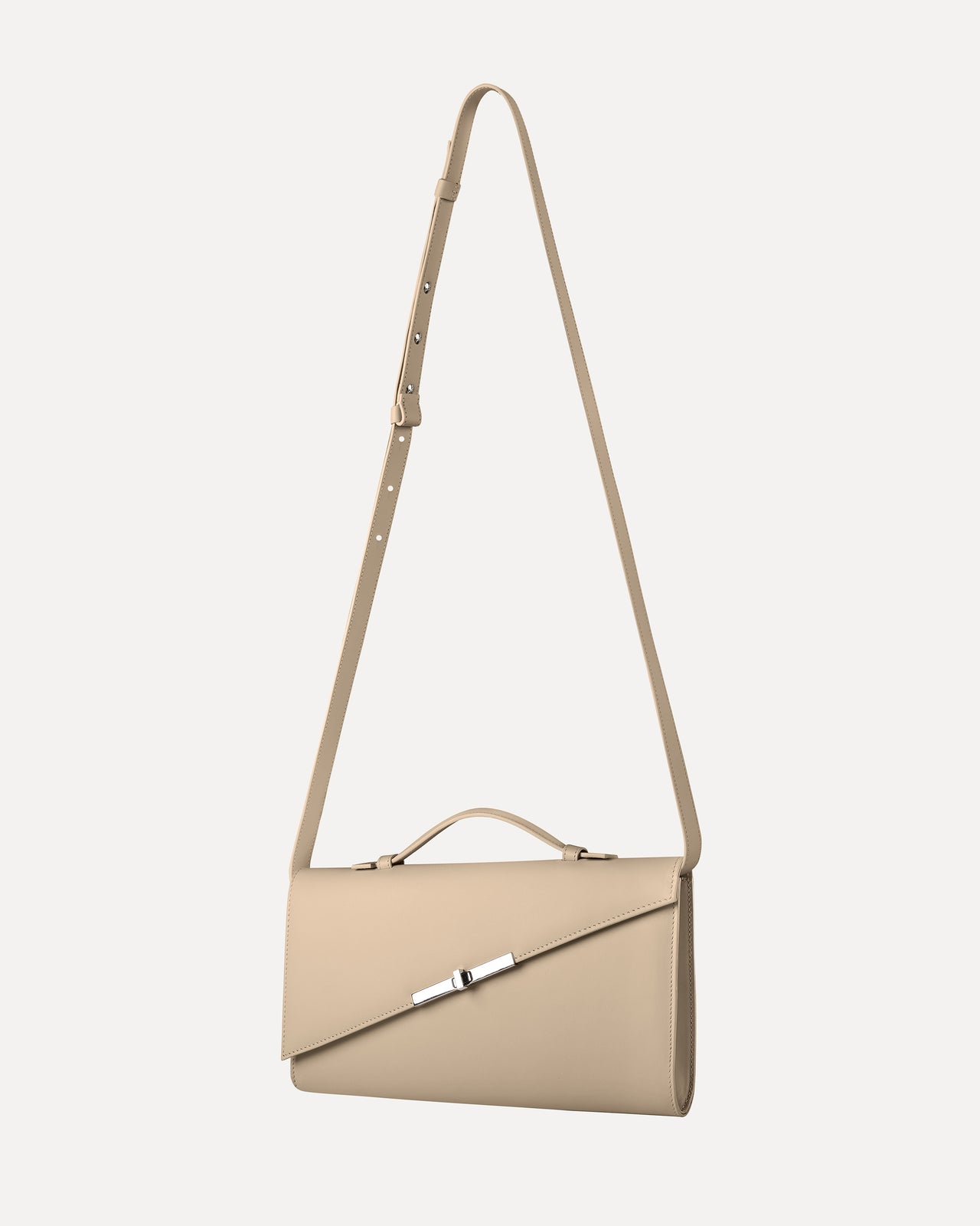 Alex Clutch in Beige