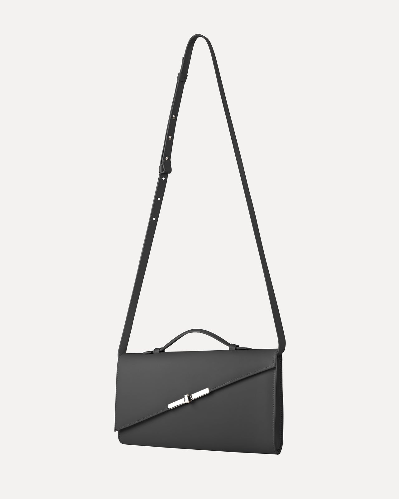 Alex Clutch in Dark Grey