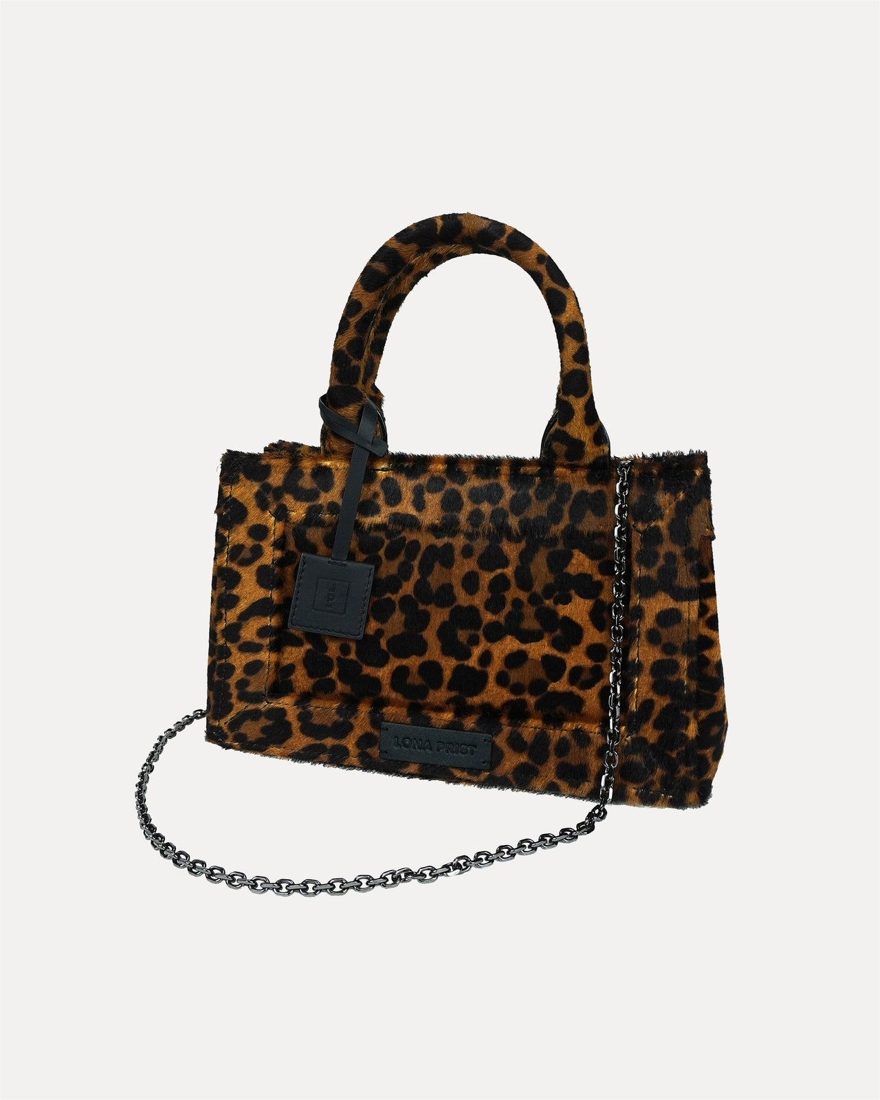 Monochrome Bag in Leopard