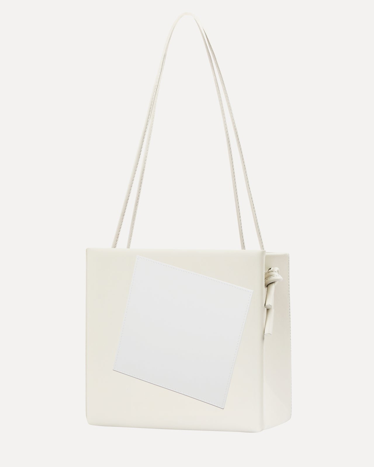 White on White Square Bag