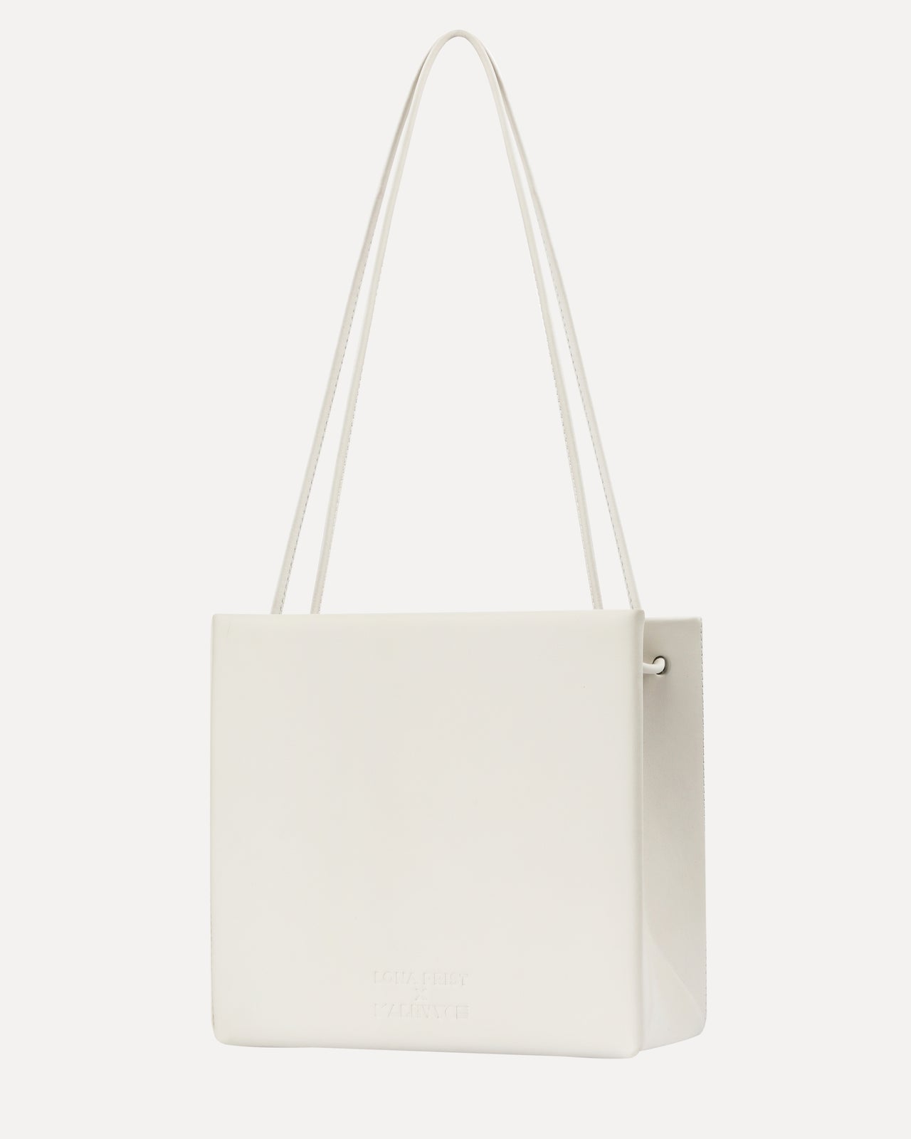 White on White Square Bag