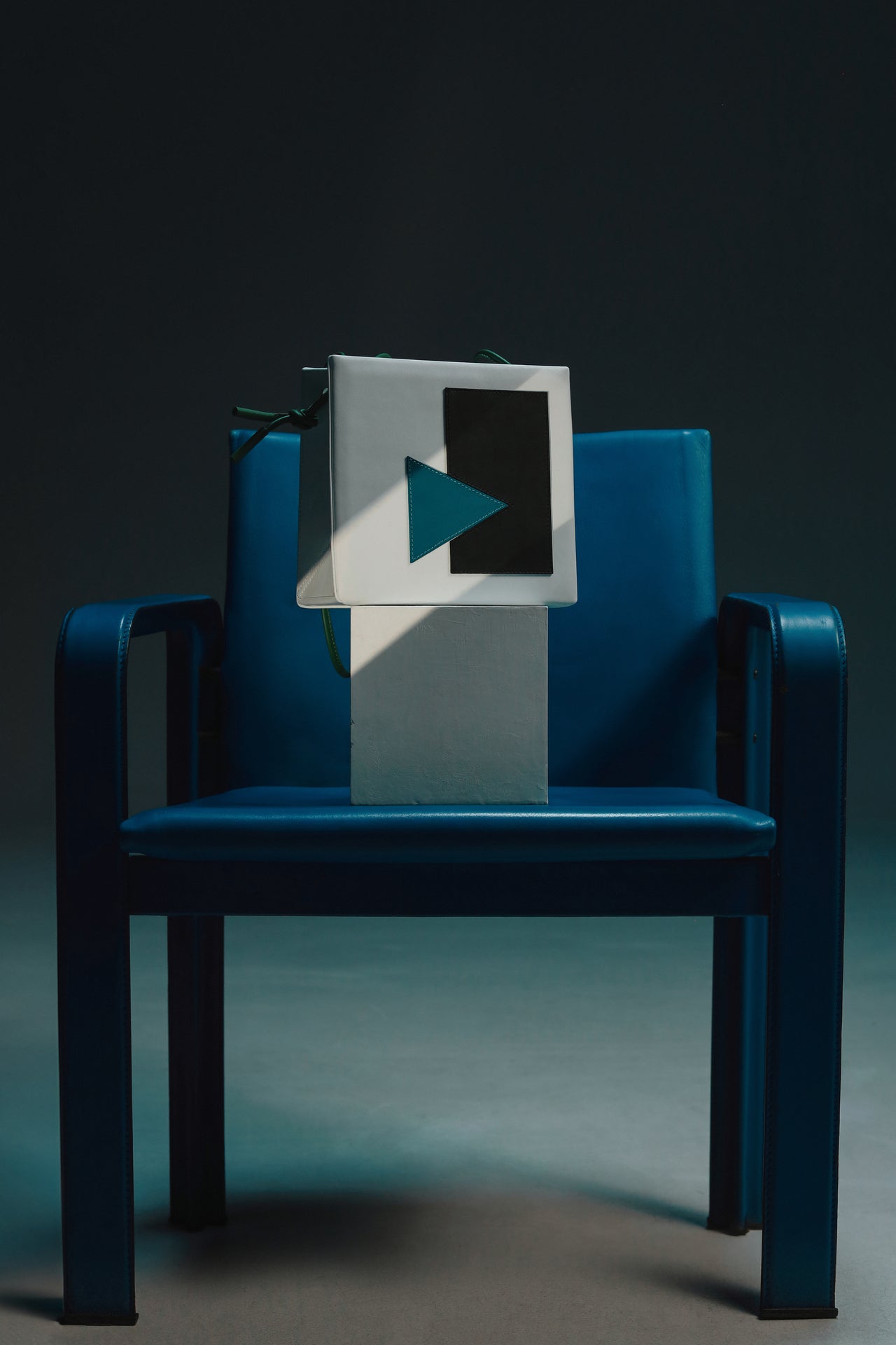 Blue Impulse Square Bag