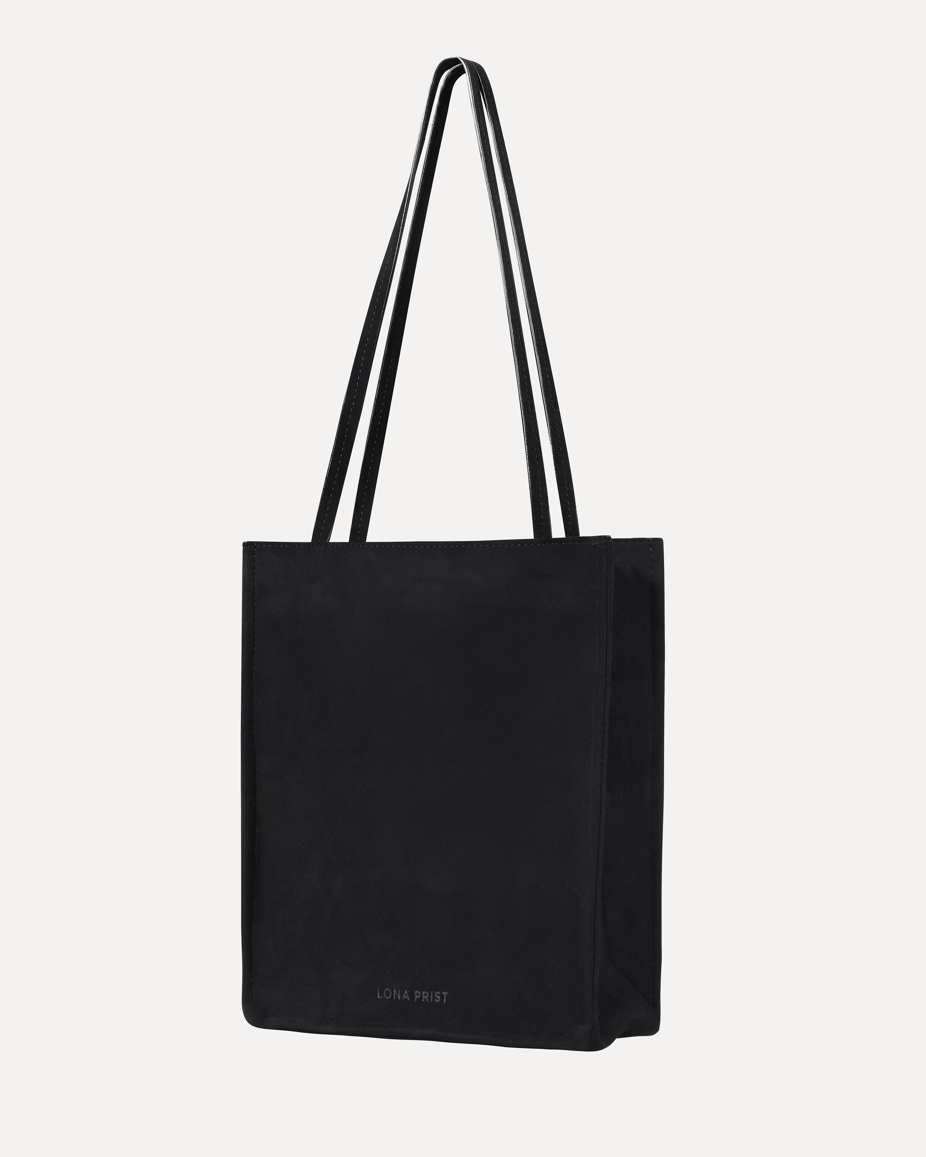 Small Tote Bag in Black | LONA PRIST